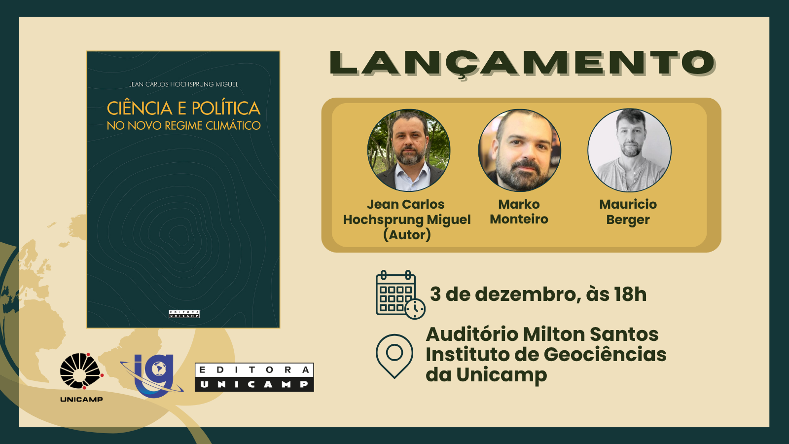 Lançamento livro Jean